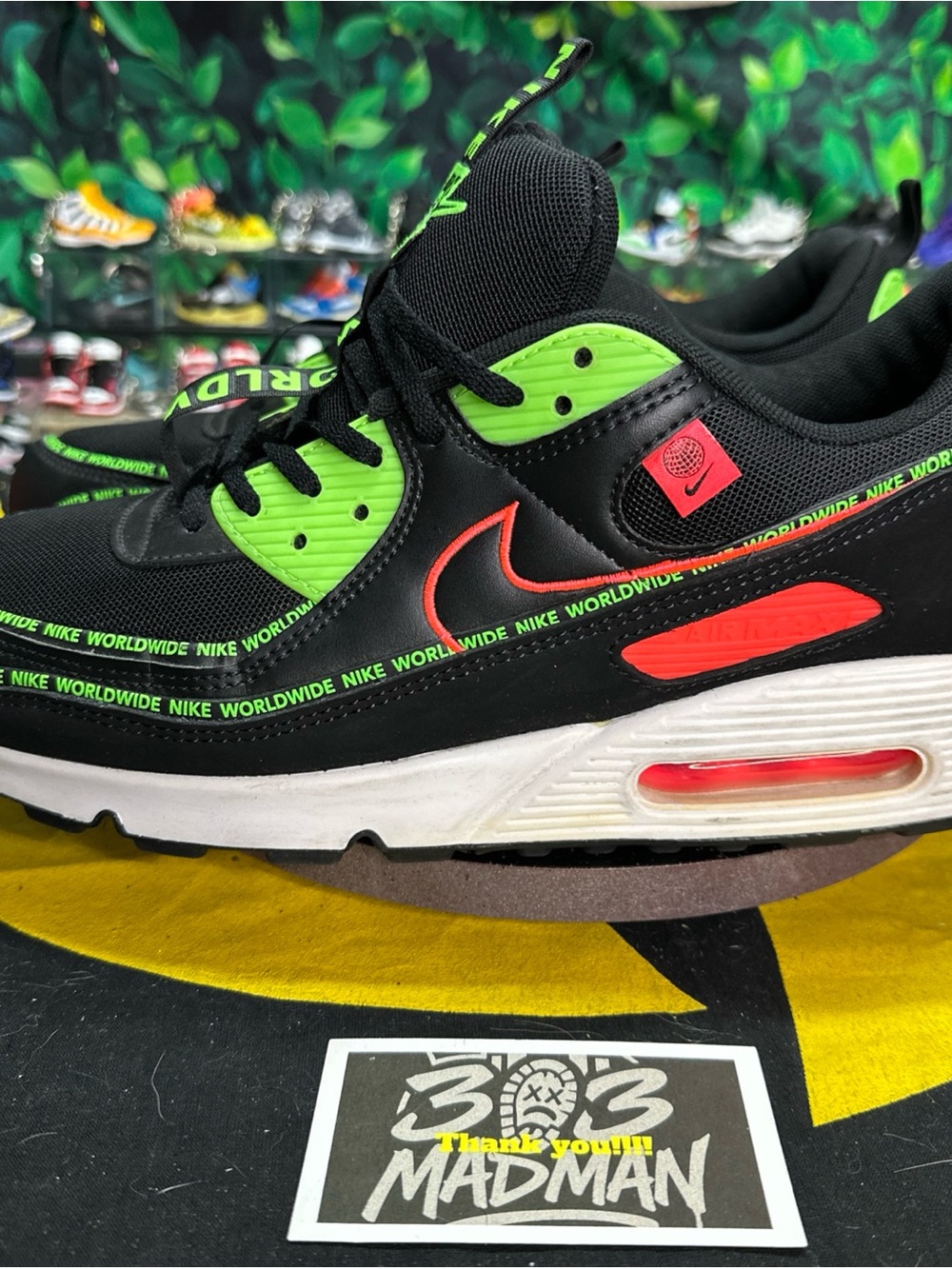 Nike Air Max 90 Worldwide Pack Black Size 12M
